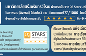 QS Stars Rating System - SWU overall received 3 Stars